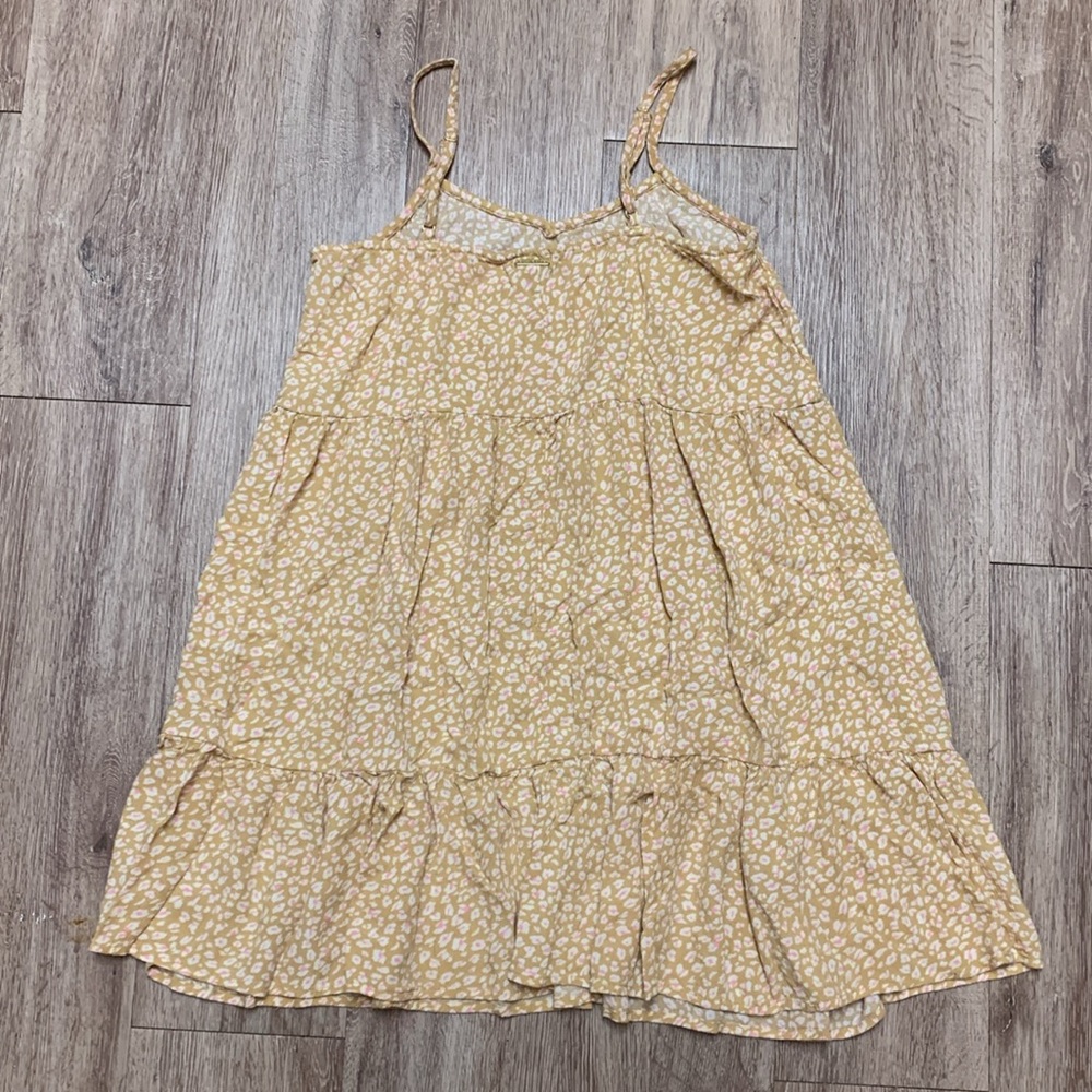 Billabong floral yellow dress large - Picture 4 of 7